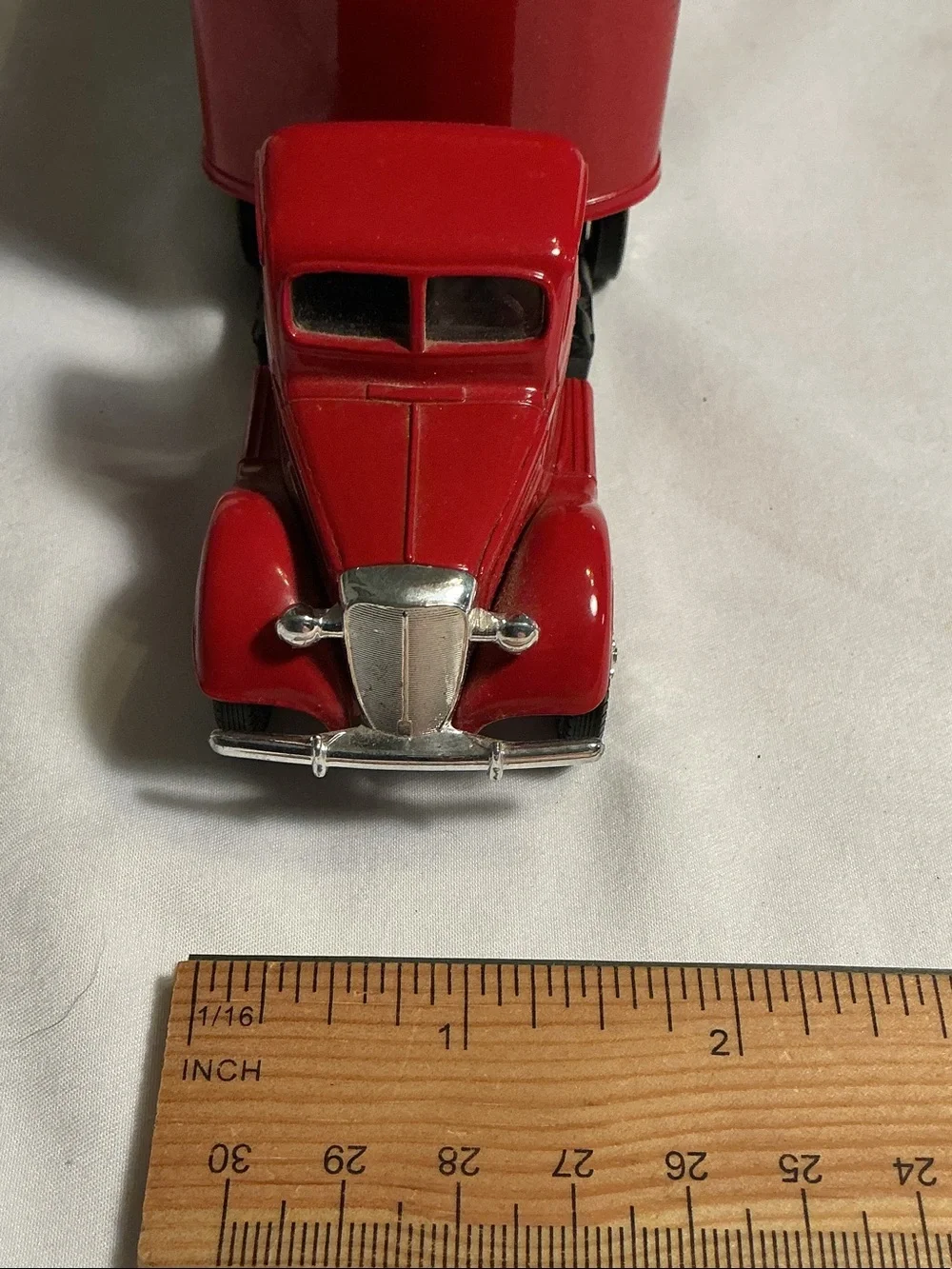 Vintage Ertl Budweiser Red Clydesdales Horse Trailer Toy Truck Coin Bank limited